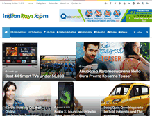 Tablet Screenshot of indianrays.com